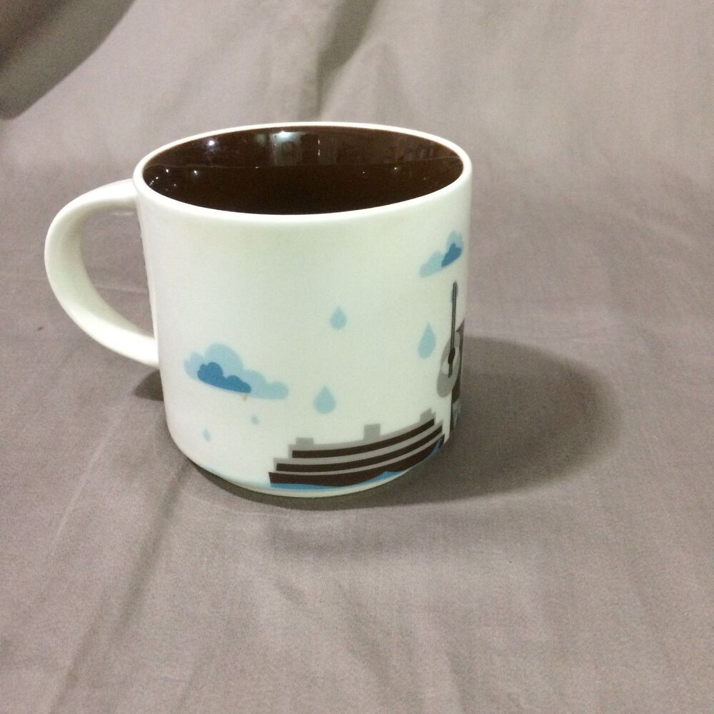 Starbucks You Are Here Pike Place Market Coffee Mug 14 Oz 2015 Seattle Ceramic - Picture 2 of 5